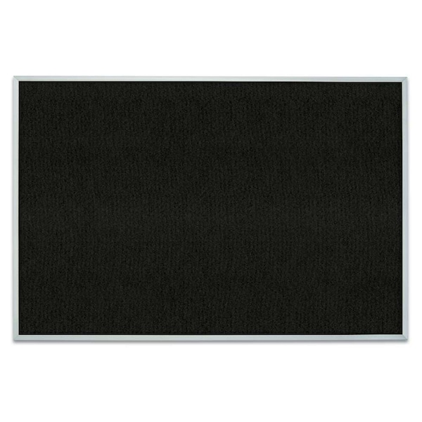Corkboard, Fabric, 1 Door, Brnz, 18" x 24"